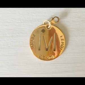 Vintage FENDI initial charm